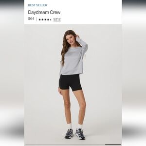 Vuori Light Gray Long Sleeve Top